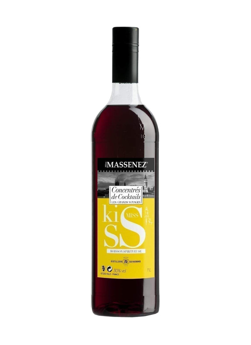 Massenez Cocktail Concentrate Miss Kiss (Vodka, Kirsch EDV, Blackberry) 30% 1000ml