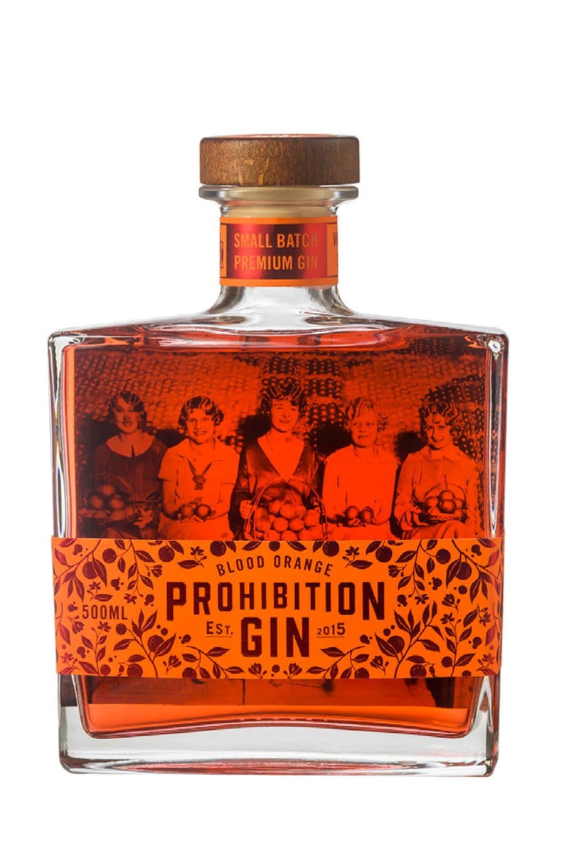Prohibition Limited Release Blood Orange gin 44% 500ml