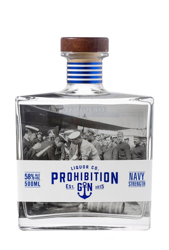 Prohibition Navy Strength Gin 58% 500ml