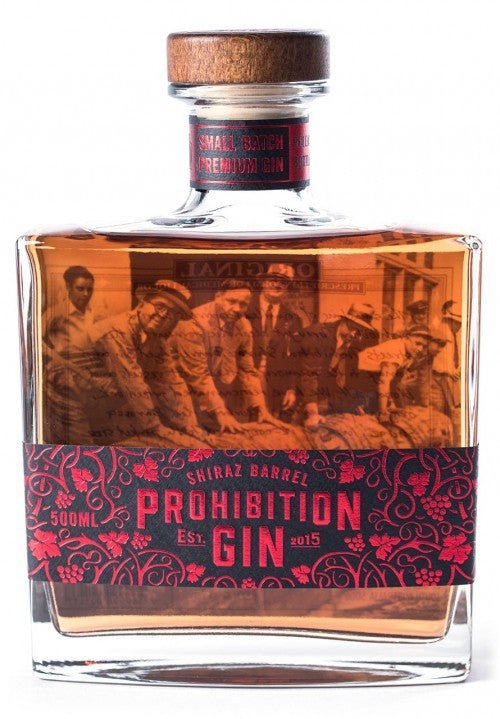 Prohibition Shiraz Barrel-Aged Gin 59% 500ml
