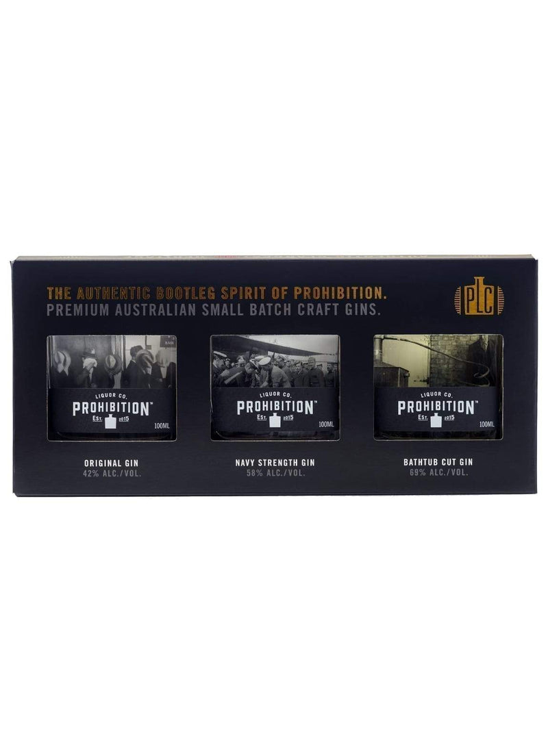 Prohibition Trio (Original, Bathtub & Navy) 3x 100ml