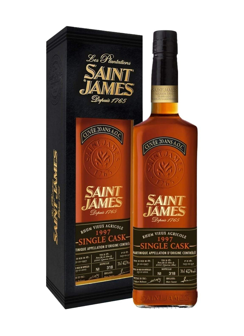 St James 1997 Single Cask Rhum Vieux 42.7% 700ml