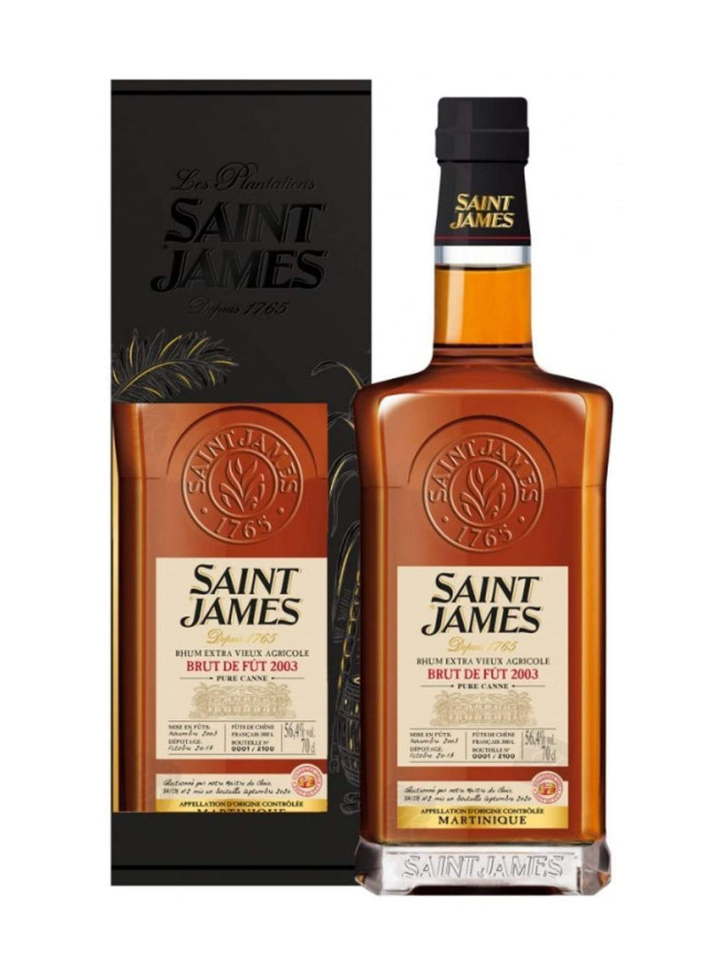 St James Rum Vieux Agricole Single Cask 2003 56.4% 700ml