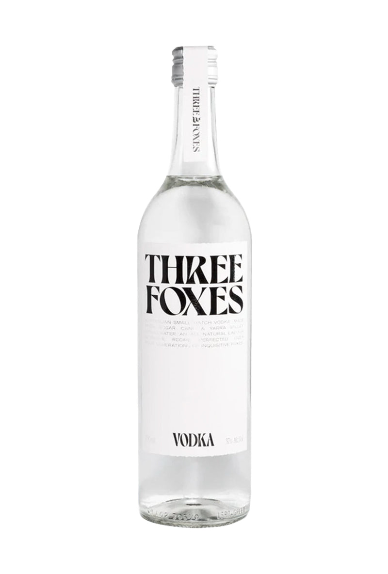 Three Foxes Australian Vodka 37% 750ml